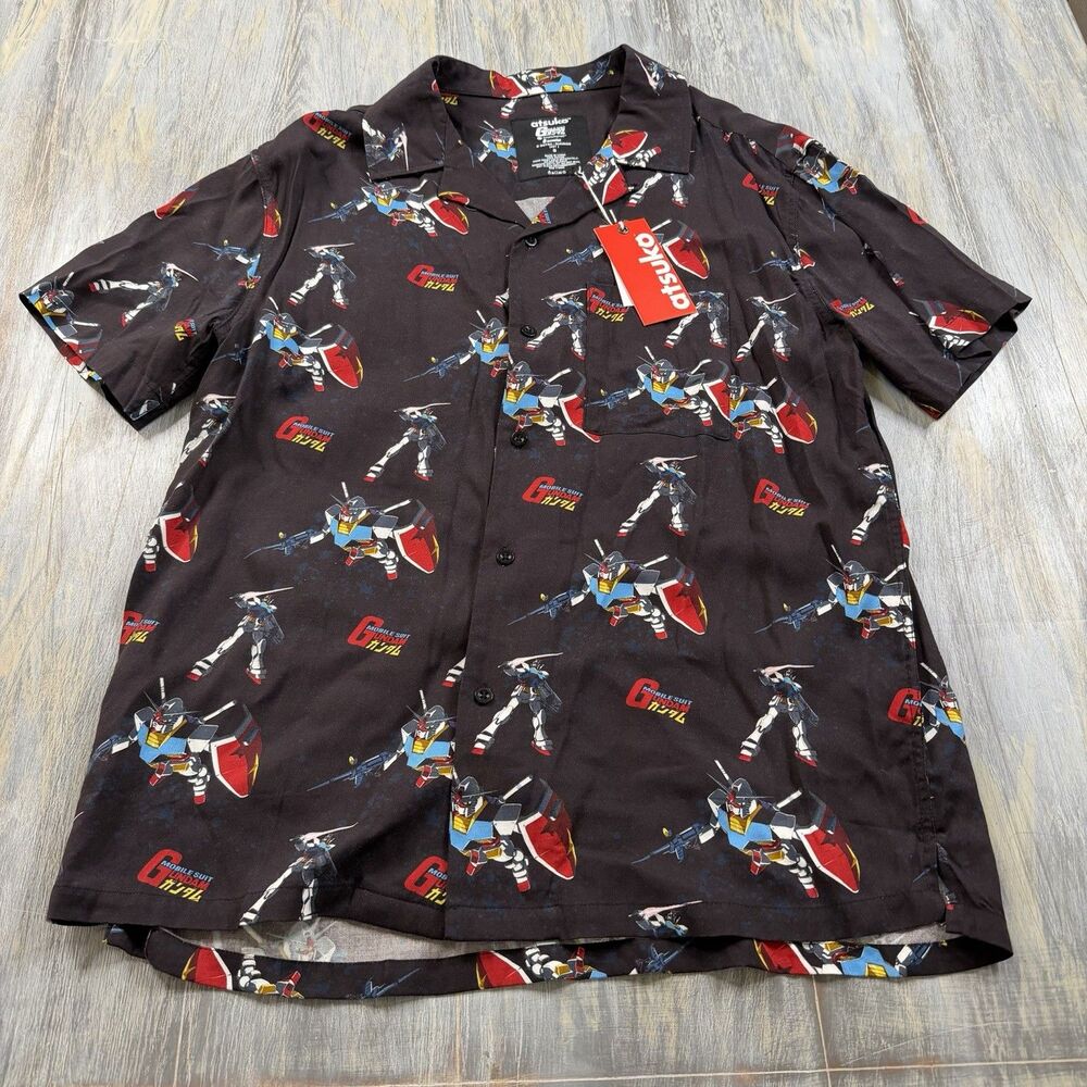 Gundam Button Down Shirt